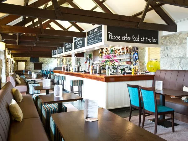 Stable Bar and restaurant at Polmanter Touring Park St Ives
