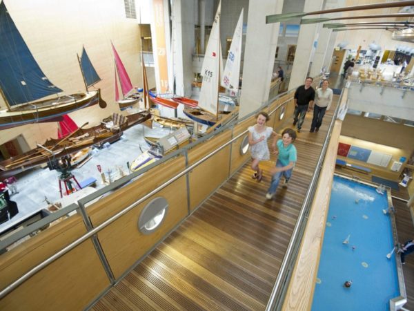 Children exploring the national maritime museum