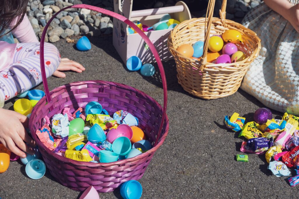 Easter egg hunts at Easter in St Ives