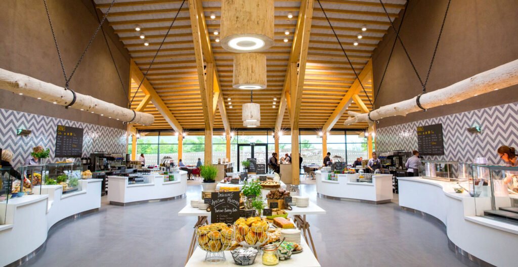 Food hall at Gloucester Services