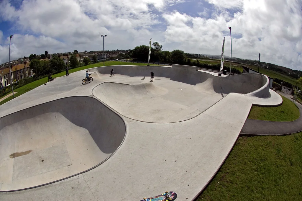 Hayle Skatepark, Cornwall