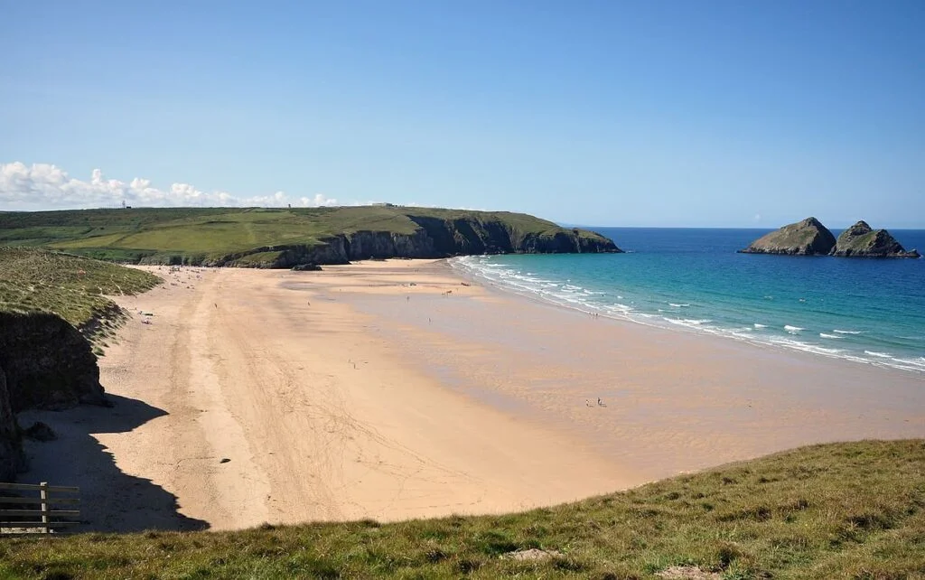 Cornish beaches: Holywell Bay