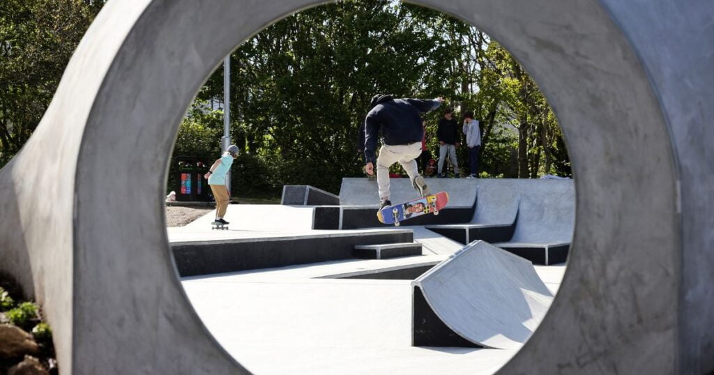 St Ives Skatepark, Cornwall