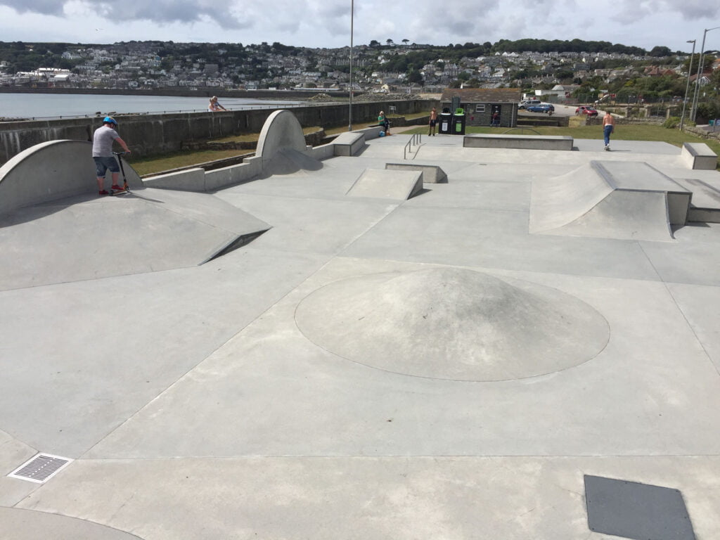 Wherrytown Penzance Skatepark, Cornwall